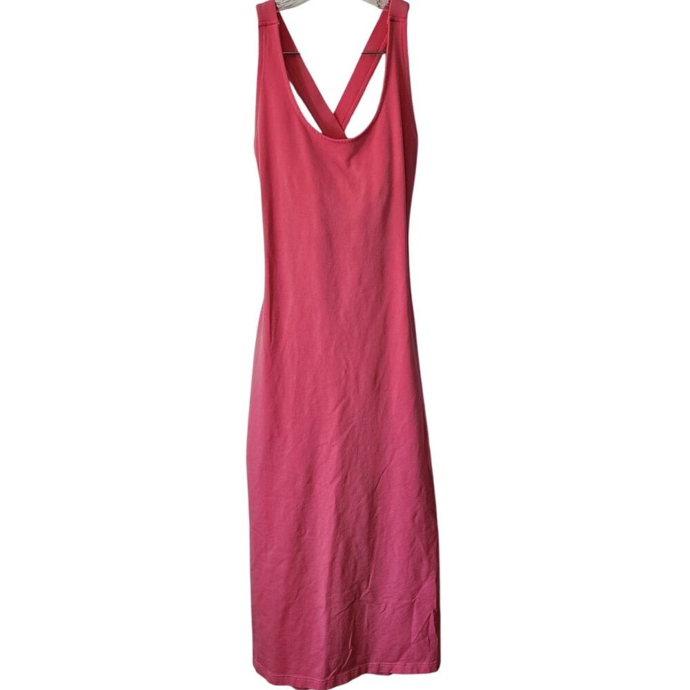 Boutique Europa Maxi Barbiecore Pink Bodycon Fitted Dress Size XS